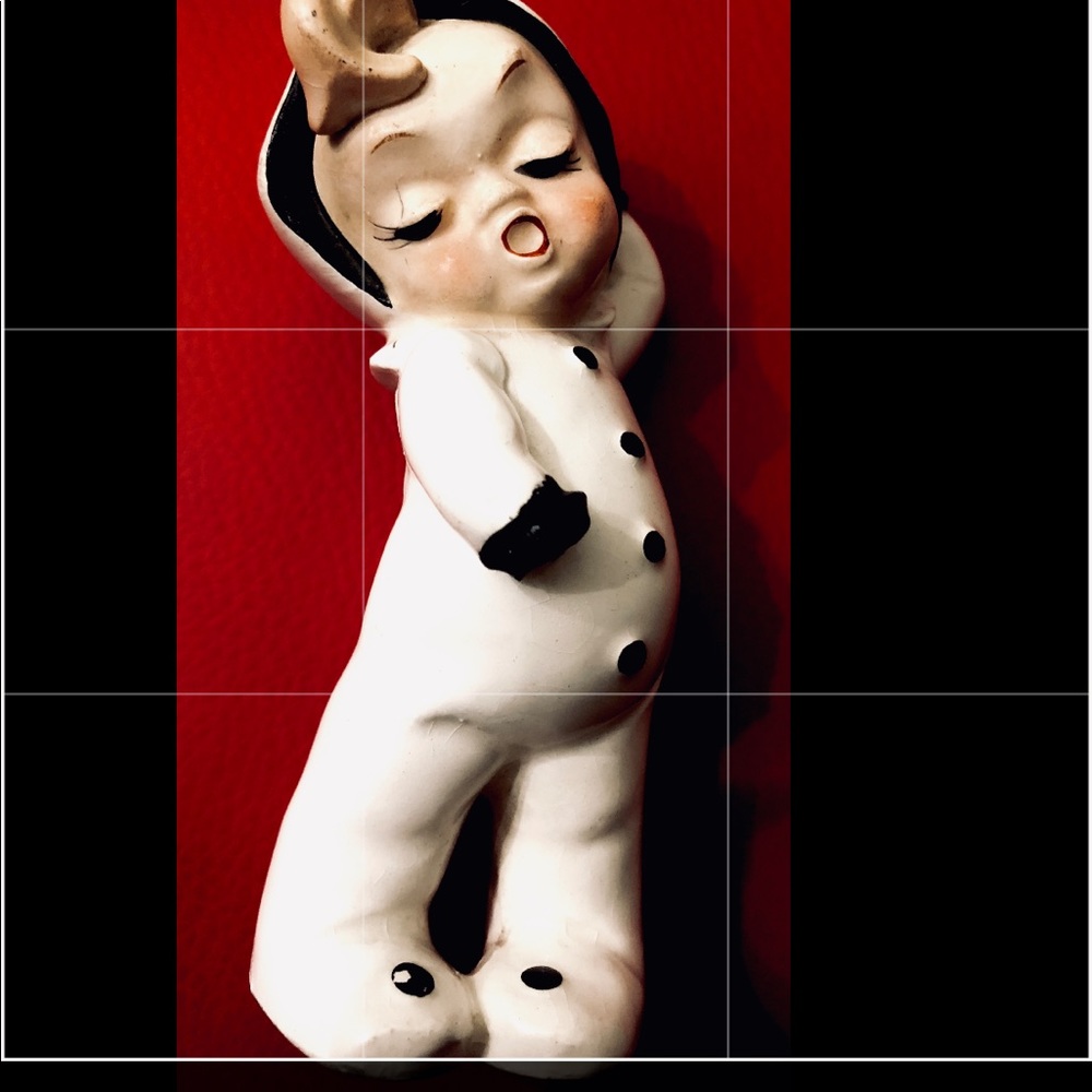 ⭐️💲SOLD💲⭐️ Vintage Kewpie Christmas caroler porcelain pinup figurine JAPAN 🤩♥️ - Picture 4 of 9